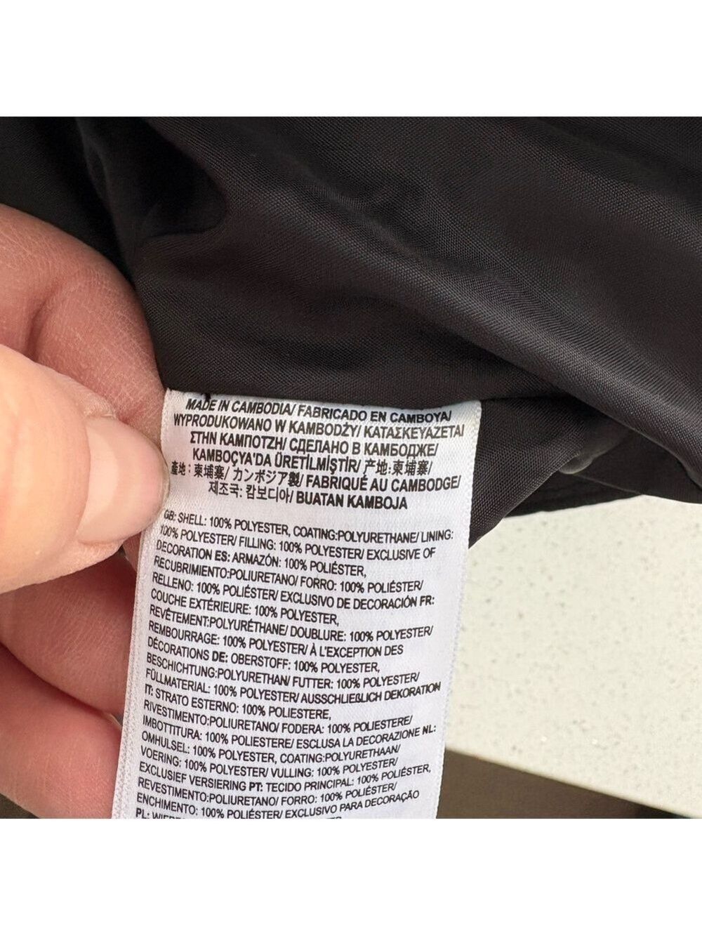 Vans Black Quilted puffer Jacket - Picture 4 of 4